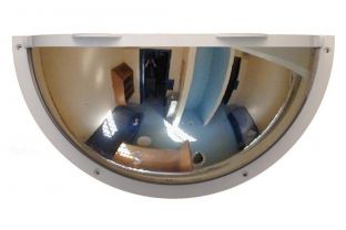 Securikey - Polycarbonate Convex 600mm Half Dome Indoor Corridor Mirror